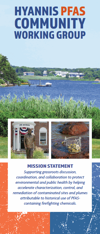 Image shows the front page of the PFAS brochure